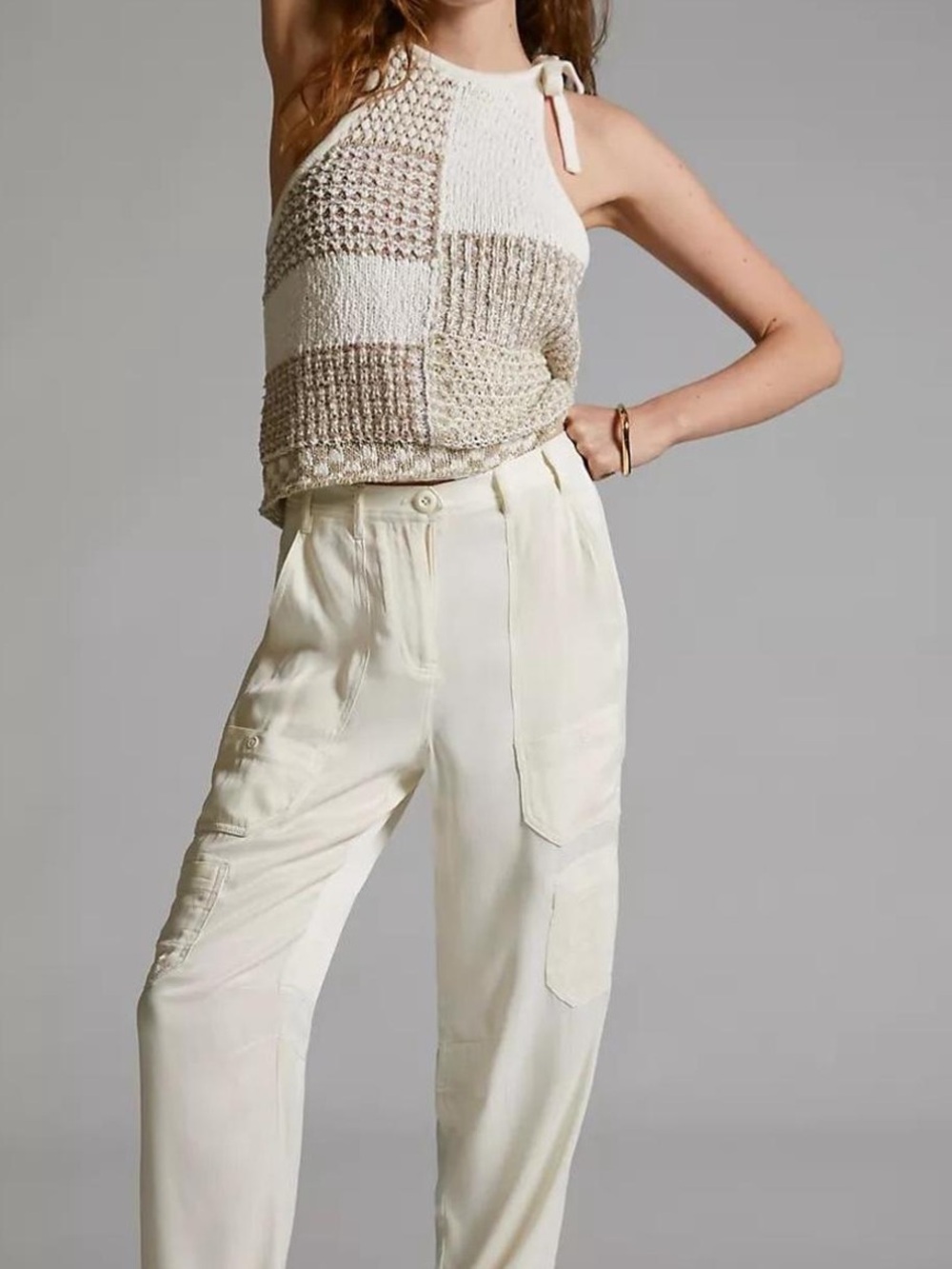 Anthropologie Elliotte Lurex Sweater Tank Size S - Picture 2 of 5